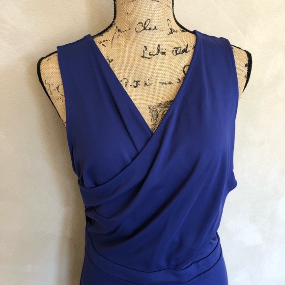 NWT Cupcakes and Cashmere solid crossover bodice dress - Picture 3 of 6